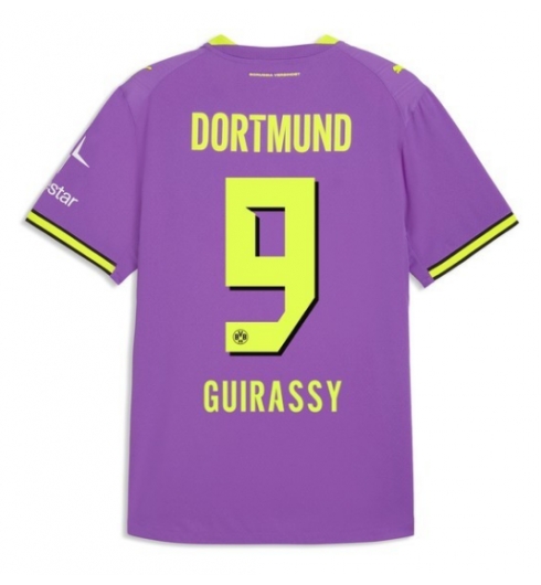 Borussia Dortmund Serhou Guirassy #9 3rd trikot 2026-27 Kurzarm Borussia Dortmund Serhou Guirassy #9 3rd trikot 2026-27 Kurzarm