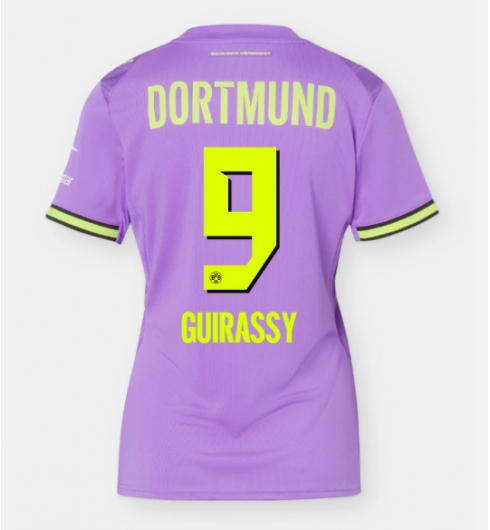 Borussia Dortmund Serhou Guirassy #9 3rd trikot Frauen 2026-27 Kurzarm Borussia Dortmund Serhou Guirassy #9 3rd trikot Frauen 2026-27 Kurzarm