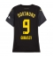 Borussia Dortmund Serhou Guirassy #9 Auswärtstrikot Frauen 2024-25 Kurzarm