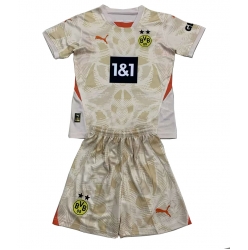 Borussia Dortmund Torwart Heimtrikot Kinder 2024-25 Kurzarm (+ kurze hosen)