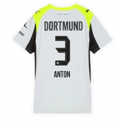 Borussia Dortmund Waldemar Anton #3 Auswärtstrikot Frauen 2025-26 Kurzarm