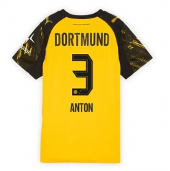Borussia Dortmund Waldemar Anton #3 Heimtrikot Frauen 2025-26 Kurzarm