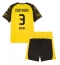 Borussia Dortmund Waldemar Anton #3 Heimtrikot Kinder 2025-26 Kurzarm (+ kurze hosen)