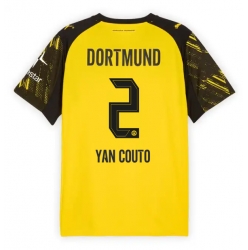 Borussia Dortmund Yan Couto #2 Heimtrikot 2025-26 Kurzarm