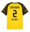 Borussia Dortmund Yan Couto #2 Heimtrikot 2025-26 Kurzarm