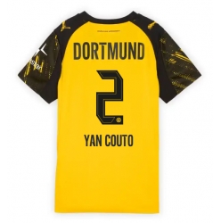 Borussia Dortmund Yan Couto #2 Heimtrikot Frauen 2025-26 Kurzarm