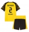 Borussia Dortmund Yan Couto #2 Heimtrikot Kinder 2025-26 Kurzarm (+ kurze hosen)