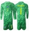 Brasilien Alisson Becker #1 Torwart Heimtrikot Kinder Copa America 2024 Langarm (+ kurze hosen)