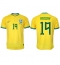 Brasilien Antony #19 Heimtrikot WM 2022 Kurzarm