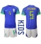 Brasilien Casemiro #5 Auswärtstrikot Kinder WM 2022 Kurzarm (+ kurze hosen)