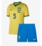 Brasilien Casemiro #5 Heimtrikot Kinder WM 2026 Kurzarm (+ kurze hosen)