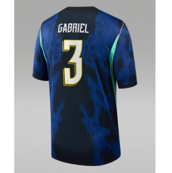 Brasilien Gabriel Magalhaes #3 Auswärtstrikot WM 2026 Kurzarm