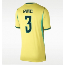 Brasilien Gabriel Magalhaes #3 Heimtrikot Frauen WM 2026 Kurzarm
