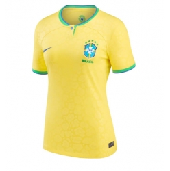 Brasilien Heimtrikot Frauen WM 2022 Kurzarm