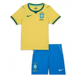 Brasilien Heimtrikot Kinder WM 2026 Kurzarm (+ kurze hosen)