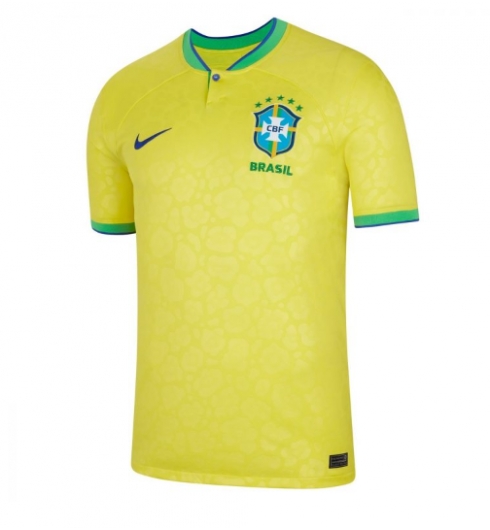 Brasilien Heimtrikot WM 2022 Kurzarm