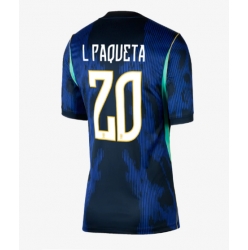 Brasilien Lucas Paqueta #20 Auswärtstrikot Frauen WM 2026 Kurzarm
