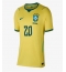 Brasilien Lucas Paqueta #20 Heimtrikot Frauen WM 2026 Kurzarm Brasilien Lucas Paqueta #20 Heimtrikot Frauen WM 2026 Kurzarm
