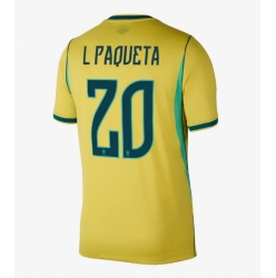 Brasilien Lucas Paqueta #20 Heimtrikot WM 2026 Kurzarm