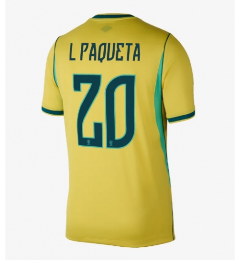 Brasilien Lucas Paqueta #20 Heimtrikot WM 2026 Kurzarm Brasilien Lucas Paqueta #20 Heimtrikot WM 2026 Kurzarm