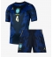 Brasilien Marquinhos #4 Auswärtstrikot Kinder WM 2026 Kurzarm (+ kurze hosen)