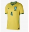 Brasilien Marquinhos #4 Heimtrikot WM 2026 Kurzarm