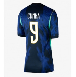 Brasilien Matheus Cunha #9 Auswärtstrikot Frauen WM 2026 Kurzarm
