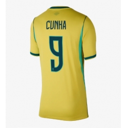 Brasilien Matheus Cunha #9 Heimtrikot Frauen WM 2026 Kurzarm