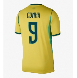 Brasilien Matheus Cunha #9 Heimtrikot WM 2026 Kurzarm