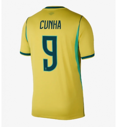 Brasilien Matheus Cunha #9 Heimtrikot WM 2026 Kurzarm Brasilien Matheus Cunha #9 Heimtrikot WM 2026 Kurzarm