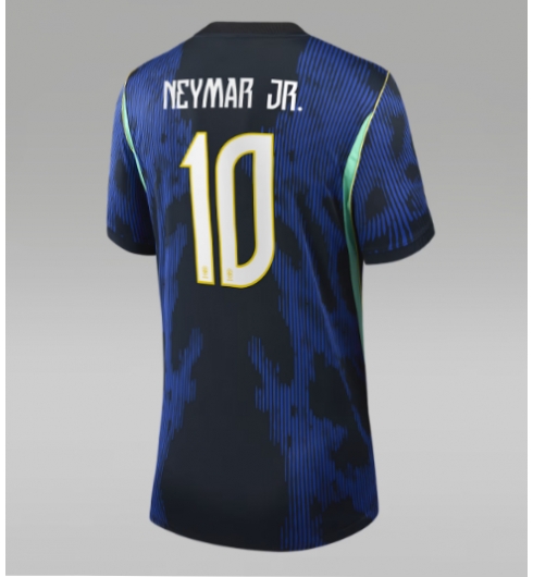 Brasilien Neymar Jr #10 Auswärtstrikot Frauen WM 2026 Kurzarm Brasilien Neymar Jr #10 Auswärtstrikot Frauen WM 2026 Kurzarm
