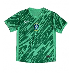 Brasilien Torwart Heimtrikot Copa America 2024 Kurzarm