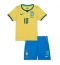 Brasilien Vinicius Junior #10 Heimtrikot Kinder WM 2026 Kurzarm (+ kurze hosen)
