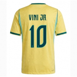 Brasilien Vinicius Junior #10 Heimtrikot WM 2026 Kurzarm