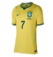 Brasilien Vinicius Junior #7 Heimtrikot Frauen WM 2026 Kurzarm Brasilien Vinicius Junior #7 Heimtrikot Frauen WM 2026 Kurzarm