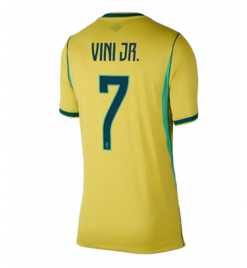 Brasilien Vinicius Junior #7 Heimtrikot Frauen WM 2026 Kurzarm Brasilien Vinicius Junior #7 Heimtrikot Frauen WM 2026 Kurzarm