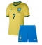 Brasilien Vinicius Junior #7 Heimtrikot Kinder WM 2026 Kurzarm (+ kurze hosen)