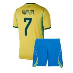 Brasilien Vinicius Junior #7 Heimtrikot Kinder WM 2026 Kurzarm (+ kurze hosen)