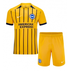 Brighton Auswärtstrikot Kinder 2024-25 Kurzarm (+ kurze hosen)
