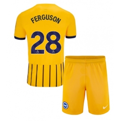 Brighton Evan Ferguson #28 Auswärtstrikot Kinder 2024-25 Kurzarm (+ kurze hosen)