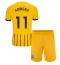 Brighton Simon Adingra #11 Auswärtstrikot Kinder 2024-25 Kurzarm (+ kurze hosen)