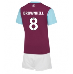 Burnley Josh Brownhill #8 Heimtrikot Kinder 2024-25 Kurzarm (+ kurze hosen)