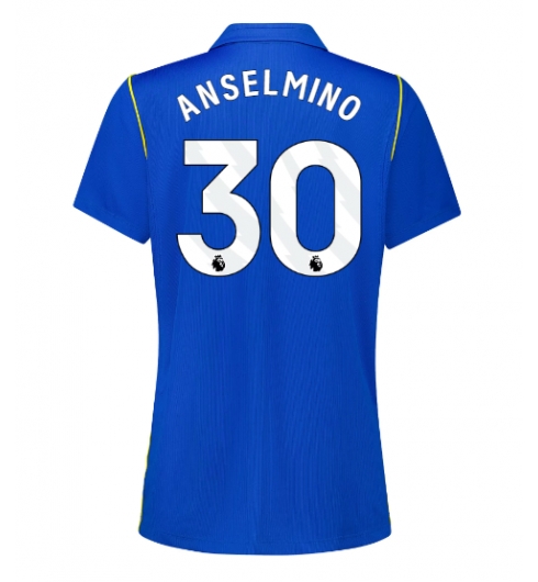 Chelsea Aaron Anselmino #30 Heimtrikot Frauen 2026-27 Kurzarm Chelsea Aaron Anselmino #30 Heimtrikot Frauen 2026-27 Kurzarm