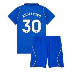 Chelsea Aaron Anselmino #30 Heimtrikot Kinder 2026-27 Kurzarm (+ kurze hosen)