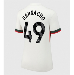 Chelsea Alejandro Garnacho #49 Auswärtstrikot Frauen 2025-26 Kurzarm