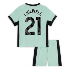 Chelsea Ben Chilwell #21 3rd trikot Kinder 2023-24 Kurzarm (+ kurze hosen)
