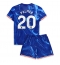 Chelsea Cole Palmer #20 Heimtrikot Kinder 2024-25 Kurzarm (+ kurze hosen)