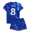 Chelsea Enzo Fernandez #8 Heimtrikot Kinder 2024-25 Kurzarm (+ kurze hosen)