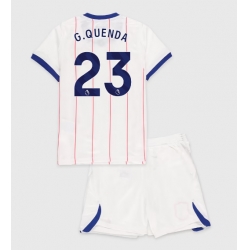 Chelsea Geovany Quenda #23 3rd trikot Kinder 2026-27 Kurzarm (+ kurze hosen)