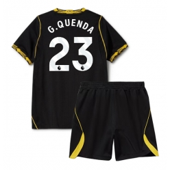 Chelsea Geovany Quenda #23 Auswärtstrikot Kinder 2026-27 Kurzarm (+ kurze hosen)